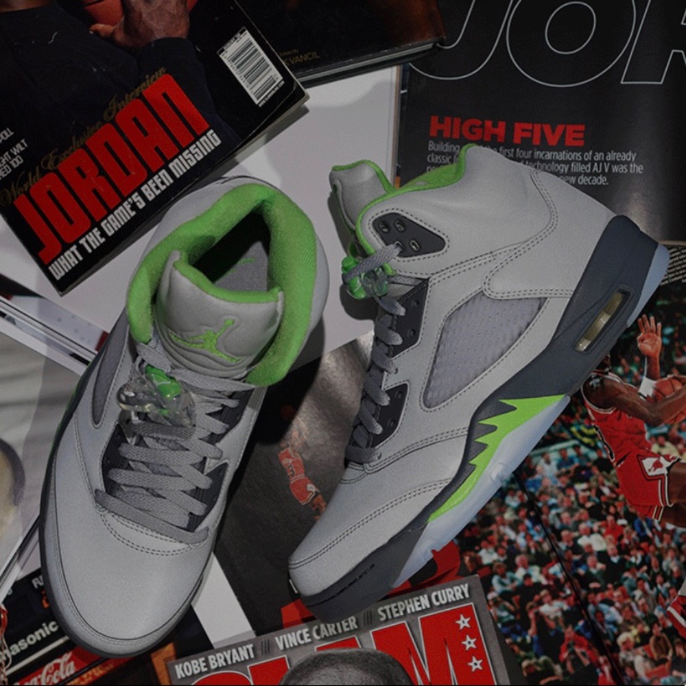Jordan Retro 5’s “Green Bean” 2022
